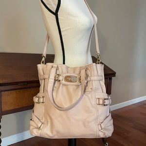 Michael Kors Leather Satchel Crossbody Bag
